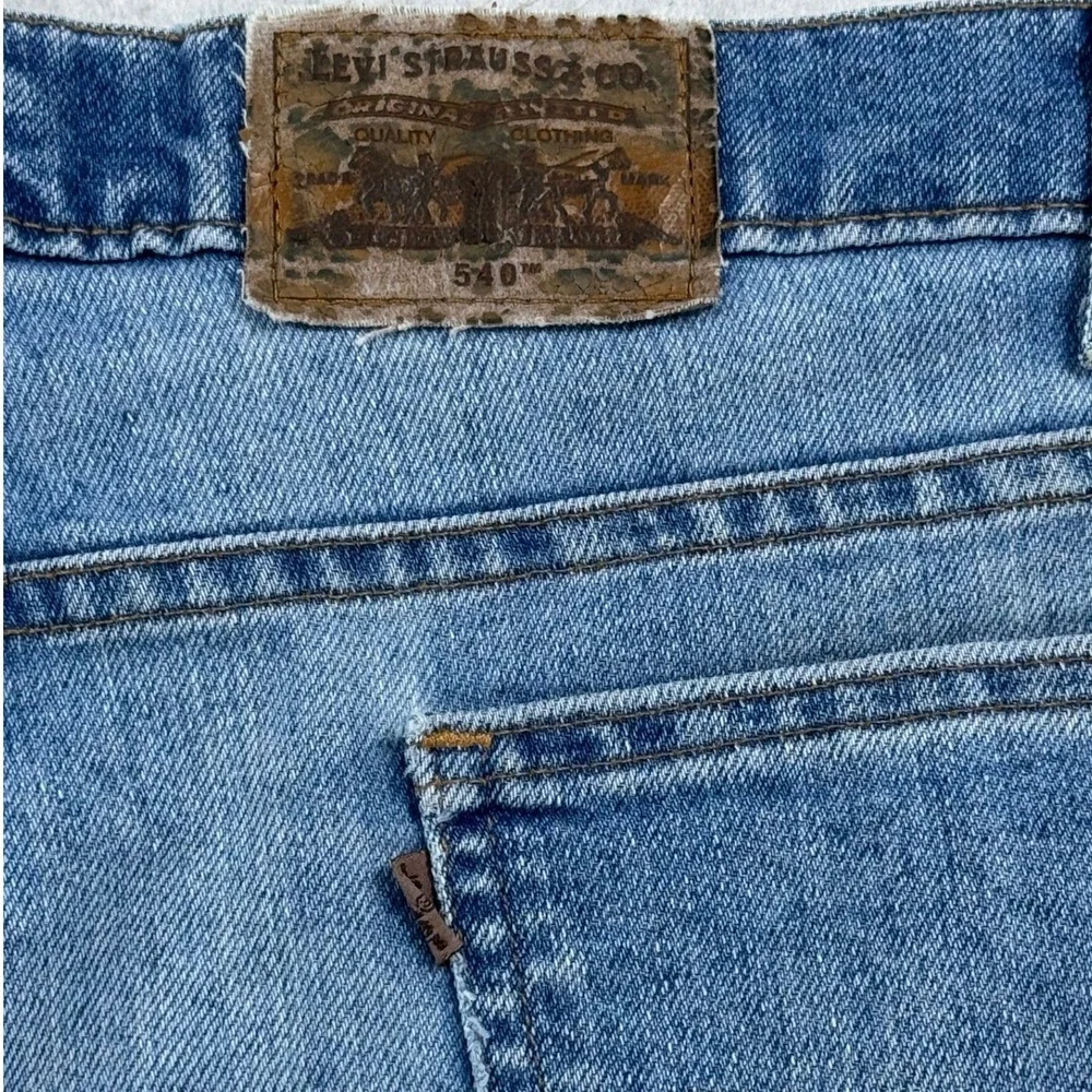 Levis Signature 540 Relaxed Fit Jeans Mens 40x29 Blue USA Made Vintage